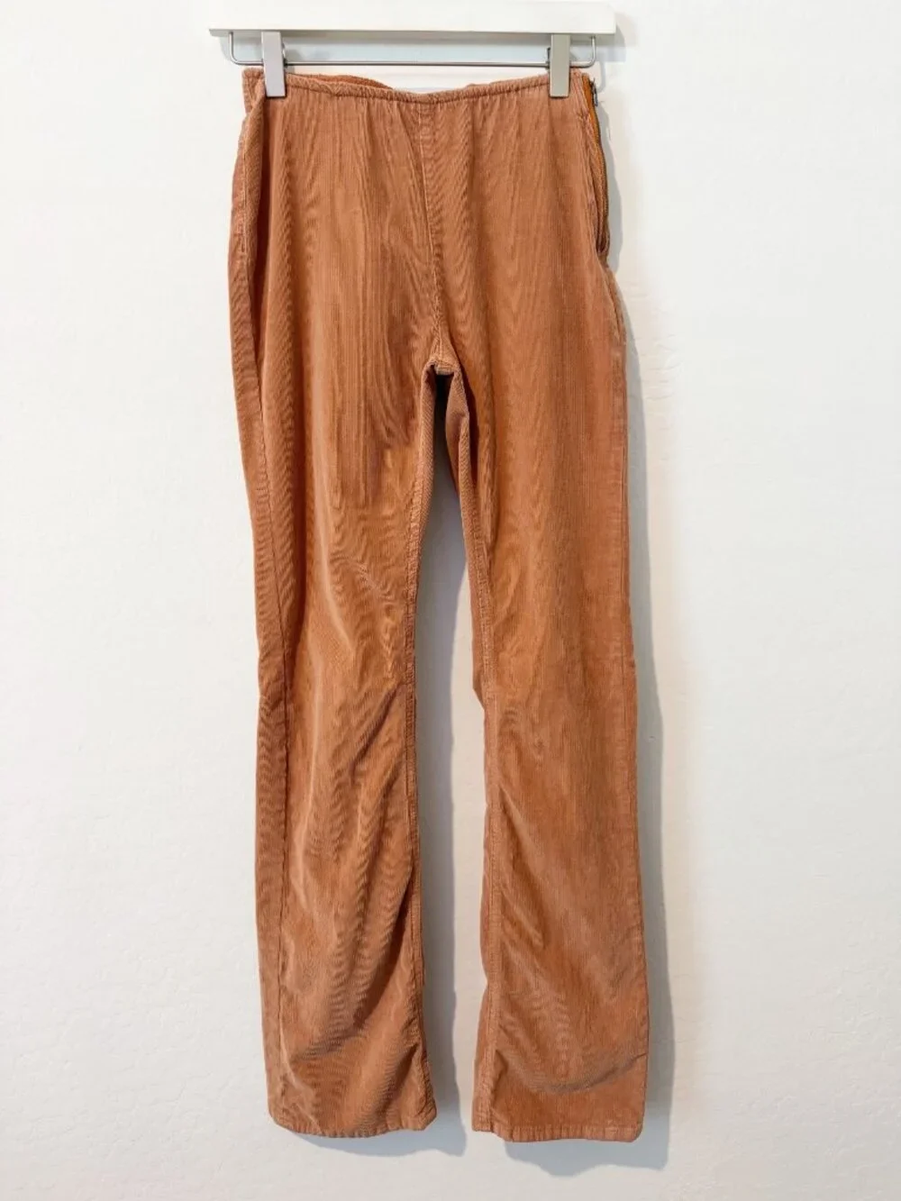 We The Free Pants Size 27 Cognac Brown Corduroy‎ Slim Flare Western Forest Fairy